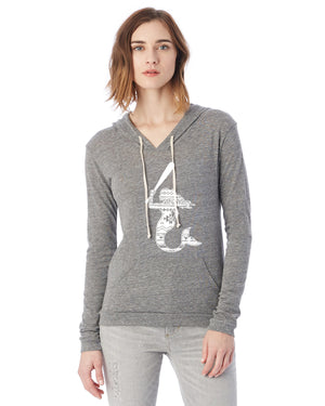 Mermaid with Softball Bat Softball Eco Jersey Pullover Hoodie Animal Sports Collection