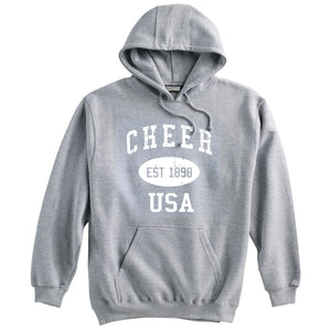 Cheer Sweatshirt-Vintage Distressed Established Date USA