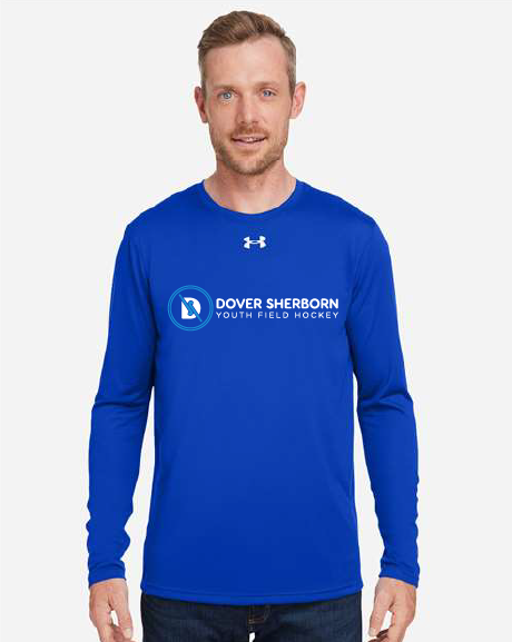 Under Armour Dover Sherborn Field Hockey Long Sleeve Performance shirt- Black,Royal,White