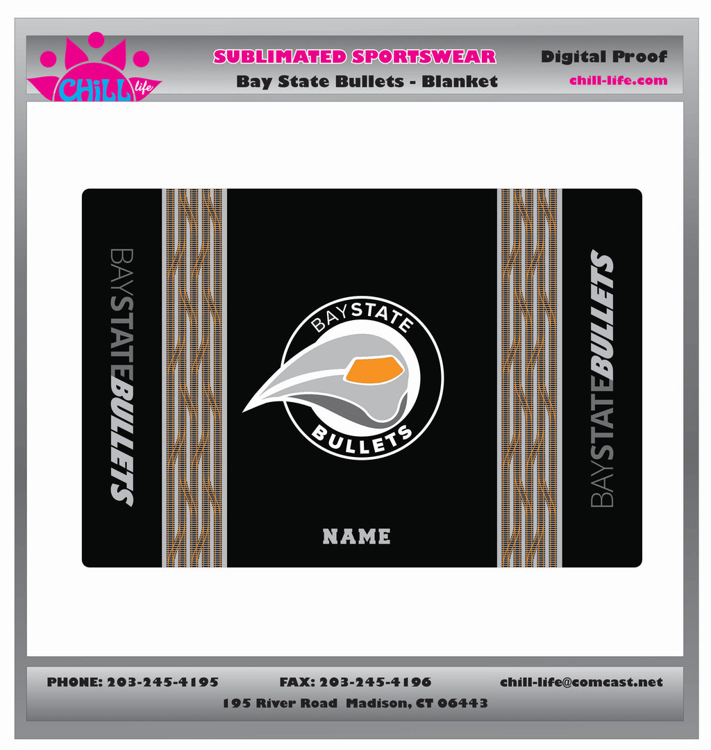 Bay State Bullets Sherpa Blanket