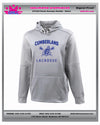 CUMBERLAND YOUTH LACROSSE CONCEPT PERFORMANCE HOODIE-YOUTH AND ADULT SIZES ROYAL OR SILVER GREY