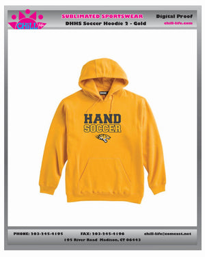 HAND Soccer Hoodie-Black OR Gray OR White OR GOLD