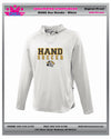 Hand Soccer with Tiger Head Performance Fleece Hoodie-Black, Gray or White