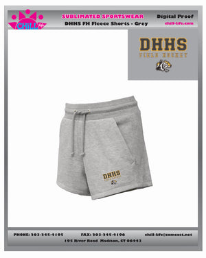 DHHS Field Hockey Fleece Shorts-Black or Grey