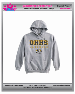 DANIEL HAND GIRLS LACROSSE HOODIE-BLACK