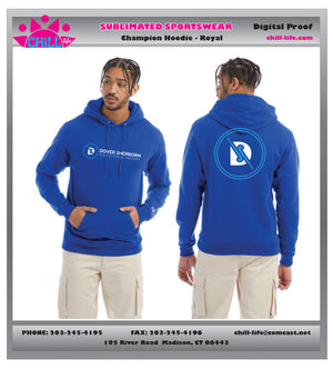 CHAMPION HOODIE-ROYAL,WHITE,BLACK,CHARCOAL HEATHER, ROYAL HEATHER OR GRAY