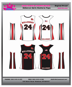 Hillcrest Girls Game Uniform Reversible