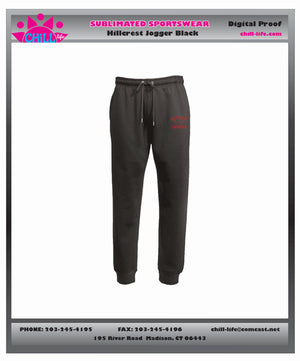 HILLCREST LACROSSE JOGGER-BLACK OR GREY