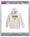 HAND Soccer Hoodie-Black OR Gray OR White OR GOLD