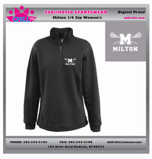 Milton Youth Lacrosse Women’s Classic 1/4 Zip