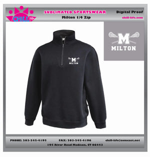 Milton Youth Lacrosse Classic 1/4 Zip