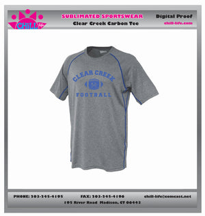 Clear Creek Football Short Sleeve Performance Tee