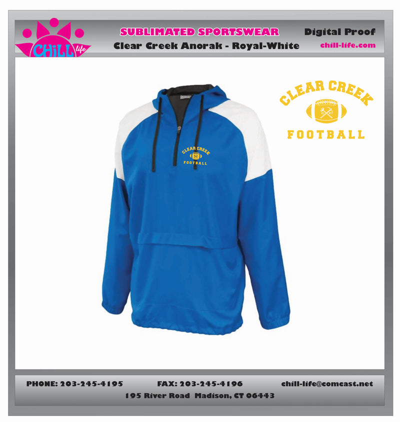 CLEAR CREEK FOOTBALL ANORAK