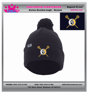 ACTON BOXBOROUGH LACROSSE KNIT HAT