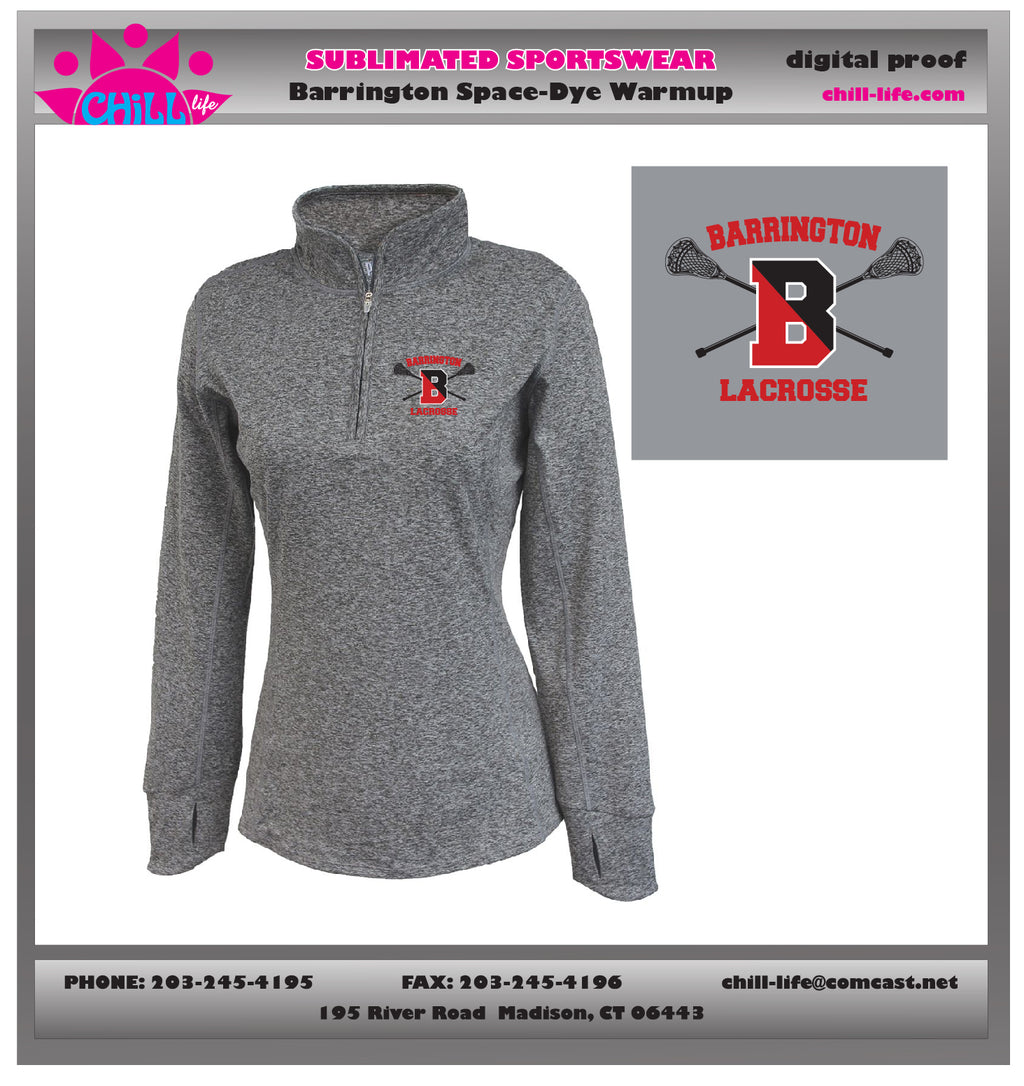 Barrington Lacrosse Women's Space Dye 1/4 Zip