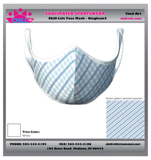 GINGHAM PLAID PROTECTIVE MASK