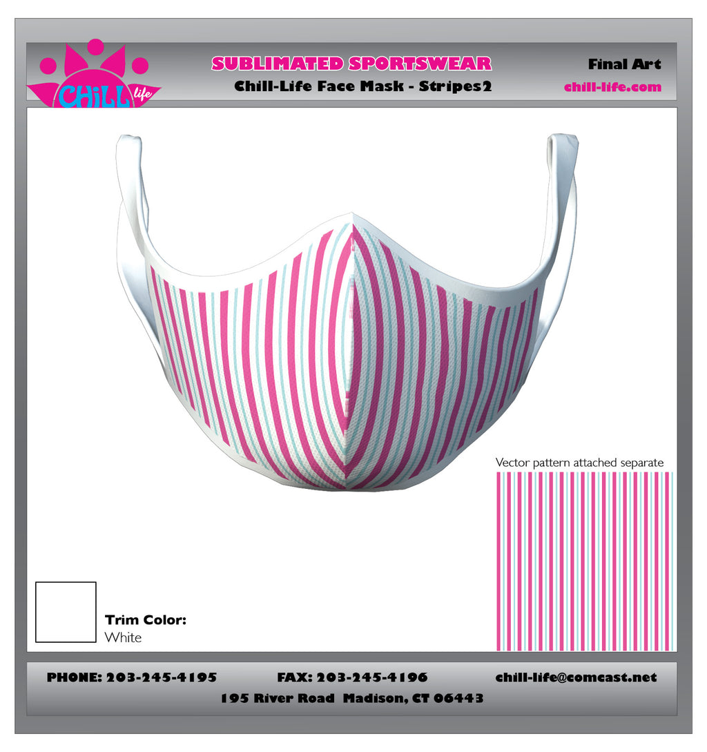 Striped Protective Mask