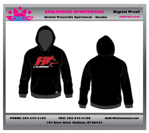 Hewitt Lacrosse Performance Hoodie-Black