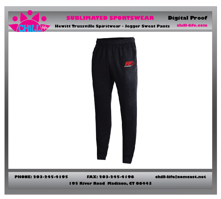Hewitt Lacrosse Performance Joggers-Black