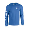 L7 BLEED BLUE Long Sleeve Cotton Tee-AVAILABLE SHIP DATE SEPTEMBER 28 -PRE ORDER NOW