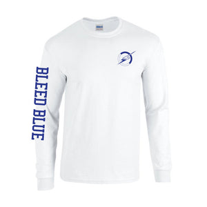 L7 BLEED BLUE Long Sleeve Cotton Tee-AVAILABLE SHIP DATE SEPTEMBER 28 -PRE ORDER NOW