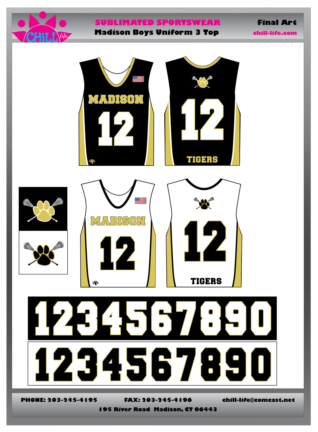 SEPARATES PRICING-BOYS MADISON UNIFORM TOP
