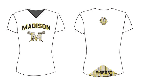Madison Girls/Ladies Custom Sublimated Short Sleeve Shooter Shirt