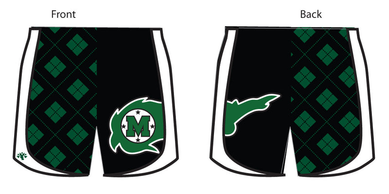 Mason Girls Sublimated Running Short-3 1/2 inch inseam
