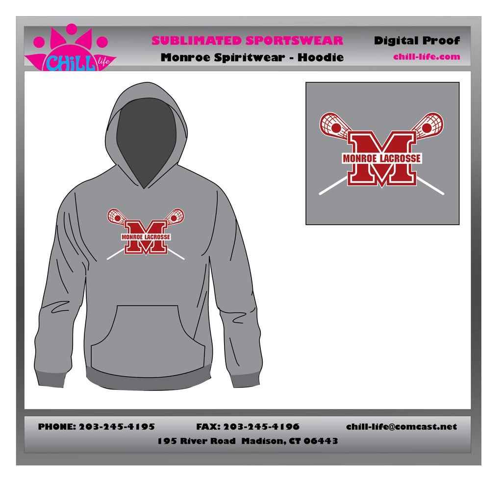 Monroe Lacrosse Heavyweight Hoodie