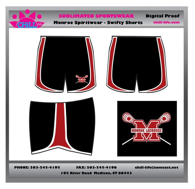 Monroe Lacrosse Girls Shorts