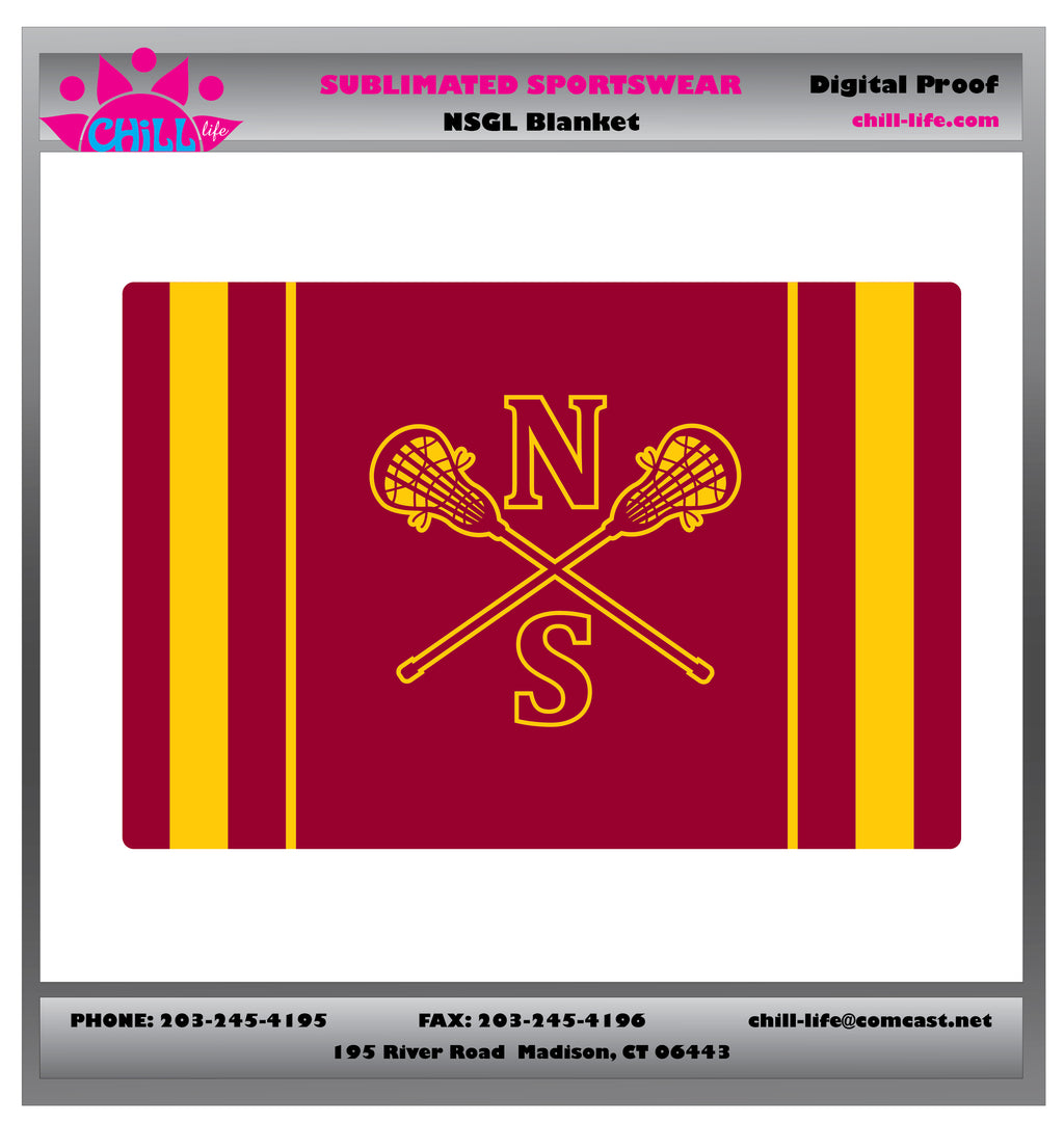 NSGL Sublimated Sherpa Blanket