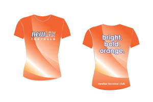 NewLax Girl's/Ladie's Sublimated Short Sleeve Shooter-Wave of Light