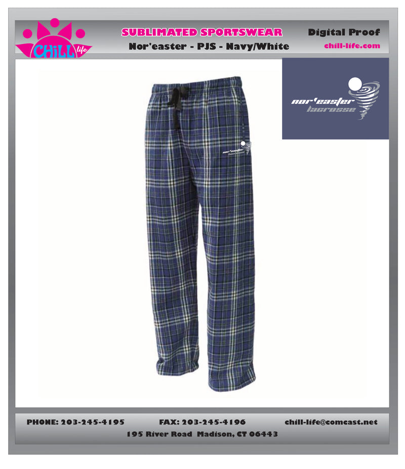 Nor'easter Lacrosse Flannel PJs