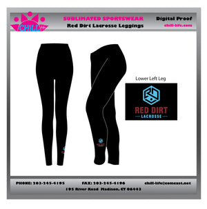 Red Dirt Lacrosse Leggings