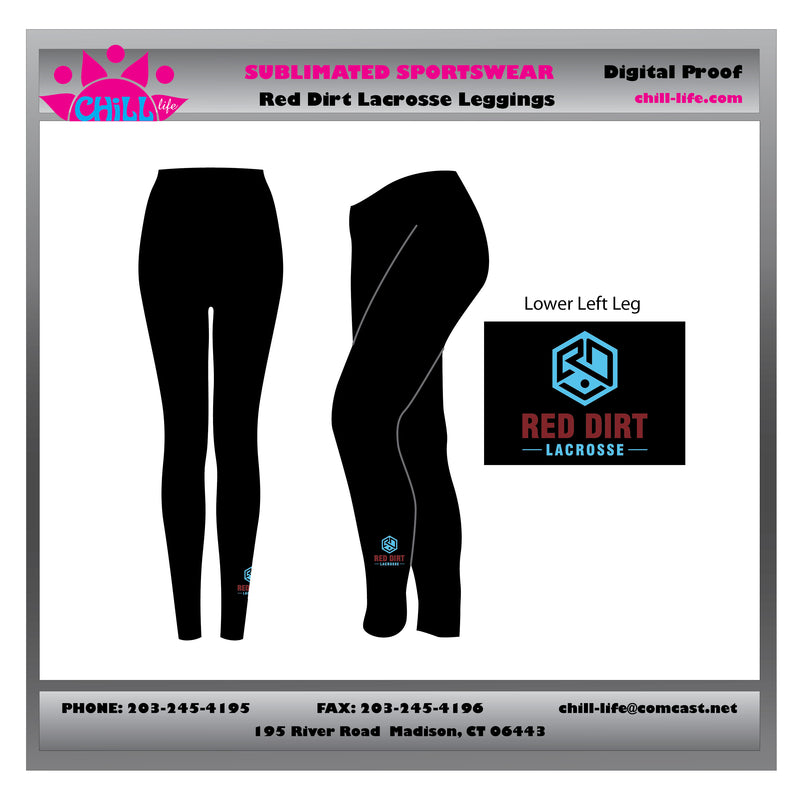 Red Dirt Lacrosse Leggings