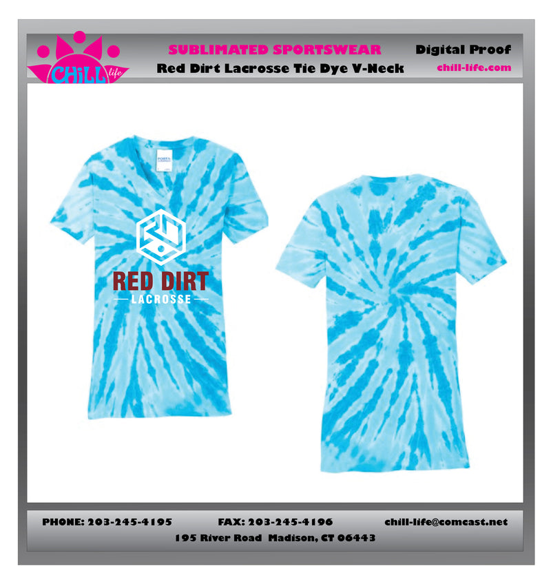 Red Dirt Lacrosse Tie Dye Tee