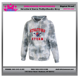 Stratford Youth Lacrosse Spectrum Tie Dye Hoodie