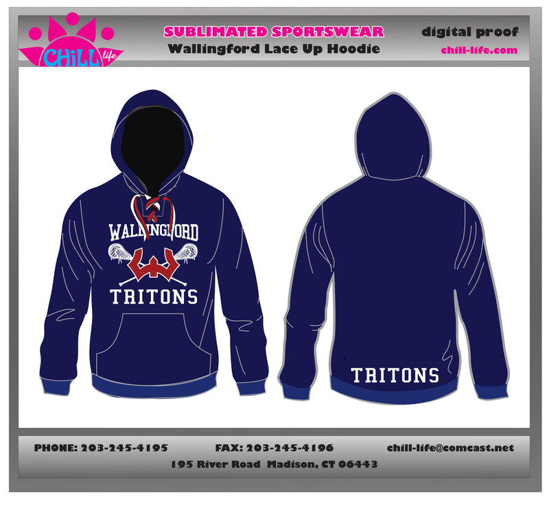 Wallingford Lace Up Hoodie