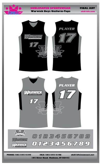 BOYS/MENS Warwick Warriors Reversible Game Jersey-PIECE 1 OF 3 piece bundled set