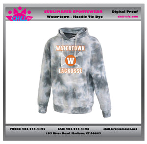 Watertown Lacrosse Spectrum Tie Dye Hoodie 8502