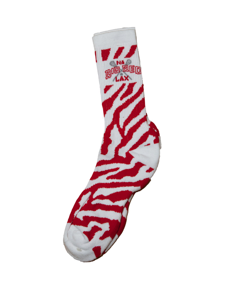 Crew Length Socks-Zebra
