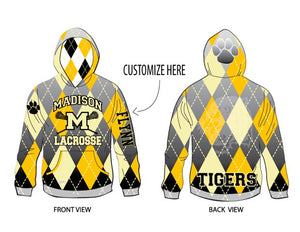 Sublimated hoodie with name