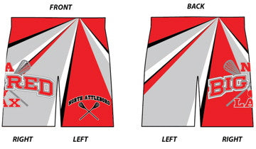 Sublimated Lacrosse Shorts 9" inseam